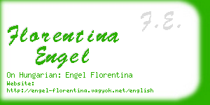 florentina engel business card